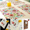 Eco-Friendly PVC Full Size Printed Table Place Mat